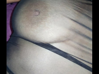 Slender Beauty With Big Tits Laid On Her Back And Spread Her Legs