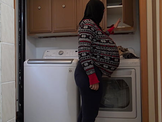 Pregnant Milf In Hijab Loves Anal Sex