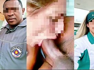 FRENTISTA CASADA CAIU NA NET DANDO NO BANHEIRO DO POSTO PRO POLICIAL